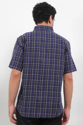 Cardinal Kemeja Lengan Pendek Slim Fit Pria Big Size F6186O02H